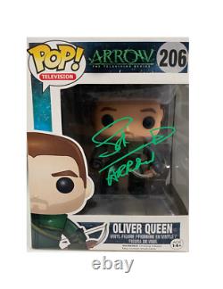 Arrow Funko Pop #206 Signed by Stephen Amell 100% Authentic With COA