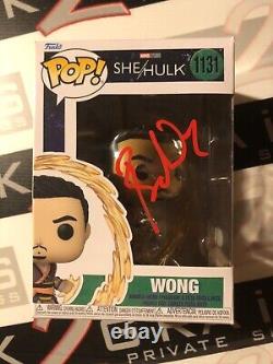 Benedict Wong ACOA Autograph Signed Wong Funko Pop Dr Strange Marvel She Hulk