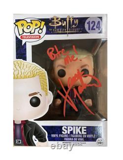 Buffy Spike Funko Pop #124 Signed by James Marsters 100% Authentic + COA