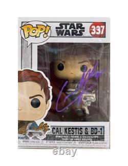 Cal Kestis & BD-1 Funko Pop Signed by Cameron Monaghan 100% Authentic With COA
