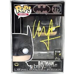 Christian Bale Signed Batman Exclusive Funko Pop #275 Autograph Beckett BAS COA