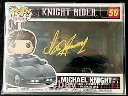David Hasselhoff Signed Funko Pop! Rides Knight Rider Michael Knight #50 BAS