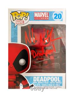 Deadpool Funko Pop #20 Signed by Nolan North 100% Authentic With COA