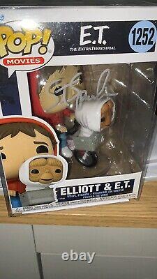 ET & Elliot Funko Pop Signed By Steven Spielberg