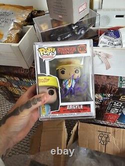 Eduardo Franco AUTOGRAPH Signed Argyle Stranger Things Funko Pop ACOA