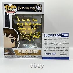 Elijah Wood AUTOGRAPH Frodo Baggins Lord Of The Rings Signed Funko Pop ACOA