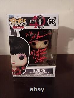 Elvira Signed Funko Pop With JSA coa