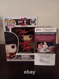 Elvira Signed Funko Pop With JSA coa