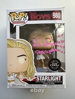 Erin Moriarty AUTOGRAPH Starlight 980 Chase The Boys SIGNED QUOTE Funko Pop ACOA