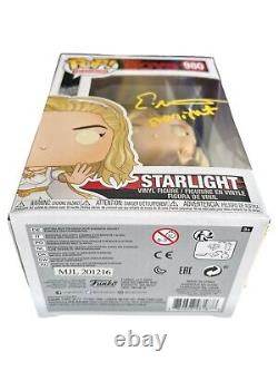 Erin Moriarty Signed Starlight Autographed Funko Pop The Boys Acoa