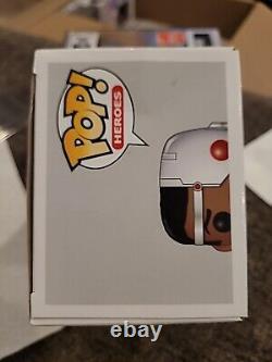 Funko POP! DC Heroes Cyborg Signed by Joivan Wade Doom Patrol with Quote & JSA