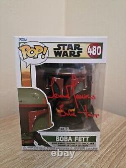 Funko POP! Star Wars Boba Fett #480 Signed Autograph By Temuera Morrison SWAU