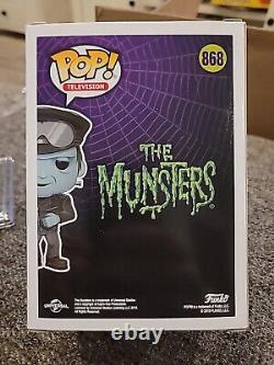 Funko POP! The Munsters Herman Munster Signed by Jeff Daniel Phillips withJSA
