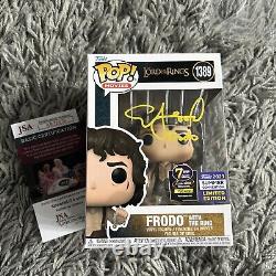 Funko Pop 7BAP Signed Frodo With Ring SDCC Elijah Wood JSA COA Lord Of The Rings
