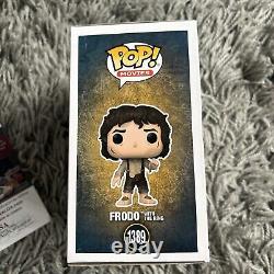 Funko Pop 7BAP Signed Frodo With Ring SDCC Elijah Wood JSA COA Lord Of The Rings