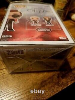 Funko Pop CROWLEY chase 1078 Good Omens Ice Cream Signed By David Tennant