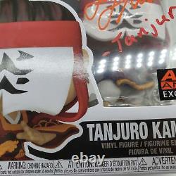 Funko Pop! Demon Slayer AAA Tanjuro Kamado #1255 Signed by Kirk Thornton JSA
