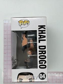 Funko Pop! GOT Khal Drogo #04 Figure Signed by Jason Mamoa NO COA INCLUDED E04