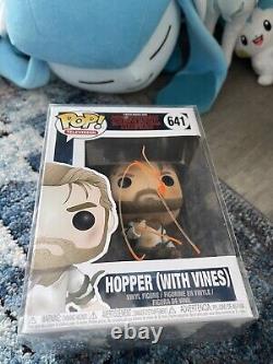 Funko Pop Hopper With Vines 641 SIGNED & Authned NEW Stranger Things