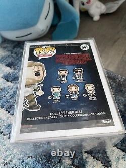 Funko Pop Hopper With Vines 641 SIGNED & Authned NEW Stranger Things