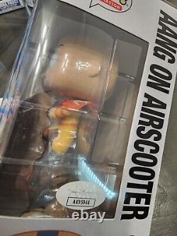 Funko Pop! Signed Aang On Airscooter (GitD) Chase Hot Topic 541
