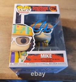 Funko Pop Stranger Things Mike #1298 Signed By Finn Wolfhard 100% Authentic