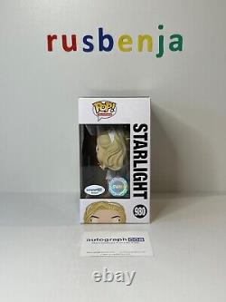 Funko Pop! TV Television The Boys Starlight SIGNED Erin Moriarty COA #980