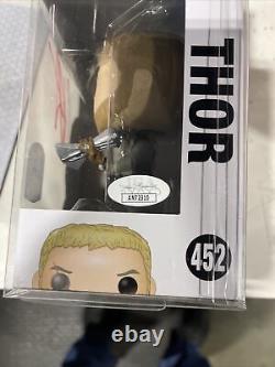Funko Pop! Thor #452 Signed Chris Hemsworth 7BAP 30 pc JSA COA