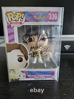 Funko Pop Willy Wonka Mike Teevee 330 Signed By Paris Themmen
