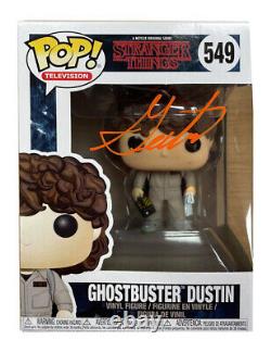 Ghostbusters Dustin Funko Pop Signed by Gaten Matarazzo 100% With COA