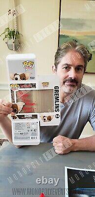 Gremlins Gizmo Funko Pop Signed by Zach Galligan 100% Authentic With COA