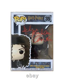 Harry Potter Bellatrix Funko Pop Signed by Helena Bonham Carter 100% + COA