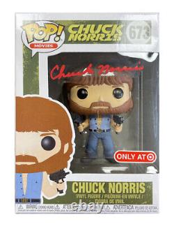 Invasion USA Funko Pop Signed by Chuck Norris 100% Authentic + COA