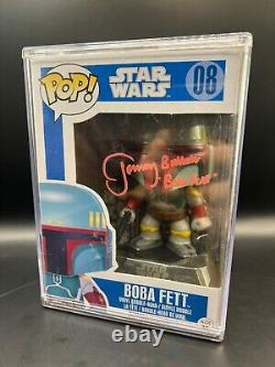 JEREMY BULLOCH Signed FUNKO POP Star Wars Boba Fett 08