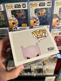 Jay Goede Philip Bartlett Signed Sketched Mewtwo Funko Pop 581 Pokemon With COA