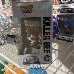 Killer Bee Chase Signed & Inscribed Funko Pop #1200 Catero Colbert JSA Certified