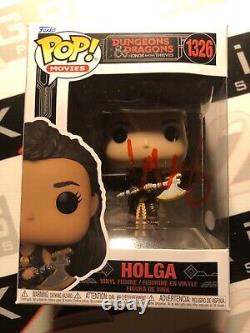 Michelle Rodriguez Signed Holga Funko Pop Autograph ACOA Dungeons & Dragons