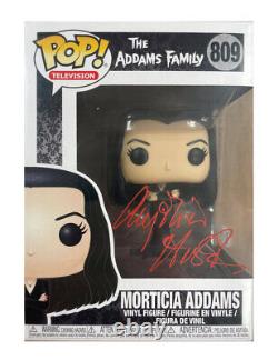 Morticia Addams Funko Pop Signed by Anjelica Huston 100% Authentic Beckett