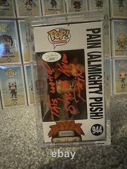 Naruto Anime Pain Akatsuki #944 Signed By Troy Baker Funko Pop JSA