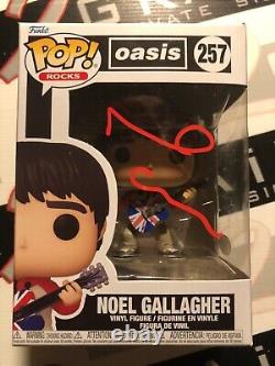 Noel Gallagher signed Funko Pop Autograph Marvel Music Oasis ACOA