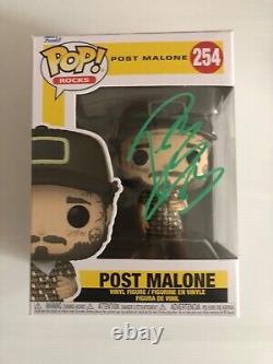 Post Malone Signed Funko Pop Autograph COA
