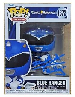 Power Rangers Blue Ranger Funko Pop #1372 Signed by David Yost Authentic + COA
