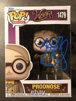 Prodnose Signed Funko Pop by Matt Lucas Autograph Wonka Marvel Chamalat COA