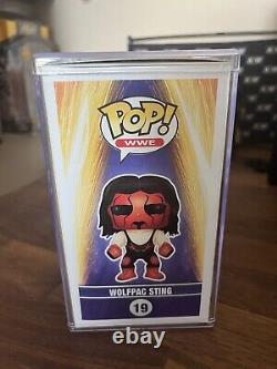 RARE AND SIGNED Sting WWE Wolfpac Funko Pop