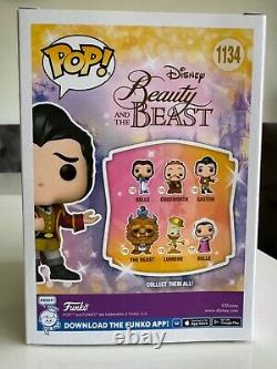 SIGNED! Funko! Beauty and the Beast Gaston #1134 signed by Richard White. COA