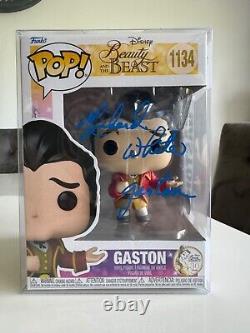 SIGNED! Funko! Beauty and the Beast Gaston #1134 signed by Richard White. COA