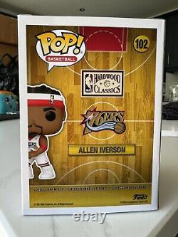 SIGNED! Funko Pop! Basketball 76ers Allen Iverson #102
