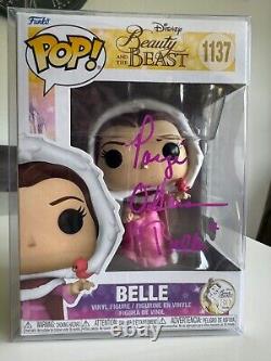 SIGNED! Funko Pop! Beauty and the Beast Belle #1137 signed by Paige O'Hara. COA