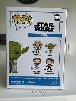 SIGNED! Funko Pop! Star Wars Yoda Signed By Peter Kelamis With Dual COA