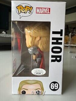 SIGNED! Funko Pop! Thor from Age of Ultron, Chris Hemsworth signature with COA